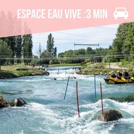 L'eclat Vue Sur Rhone, Cnpe Bugey, Acces Direct Via Rhona, Clim Apartment *